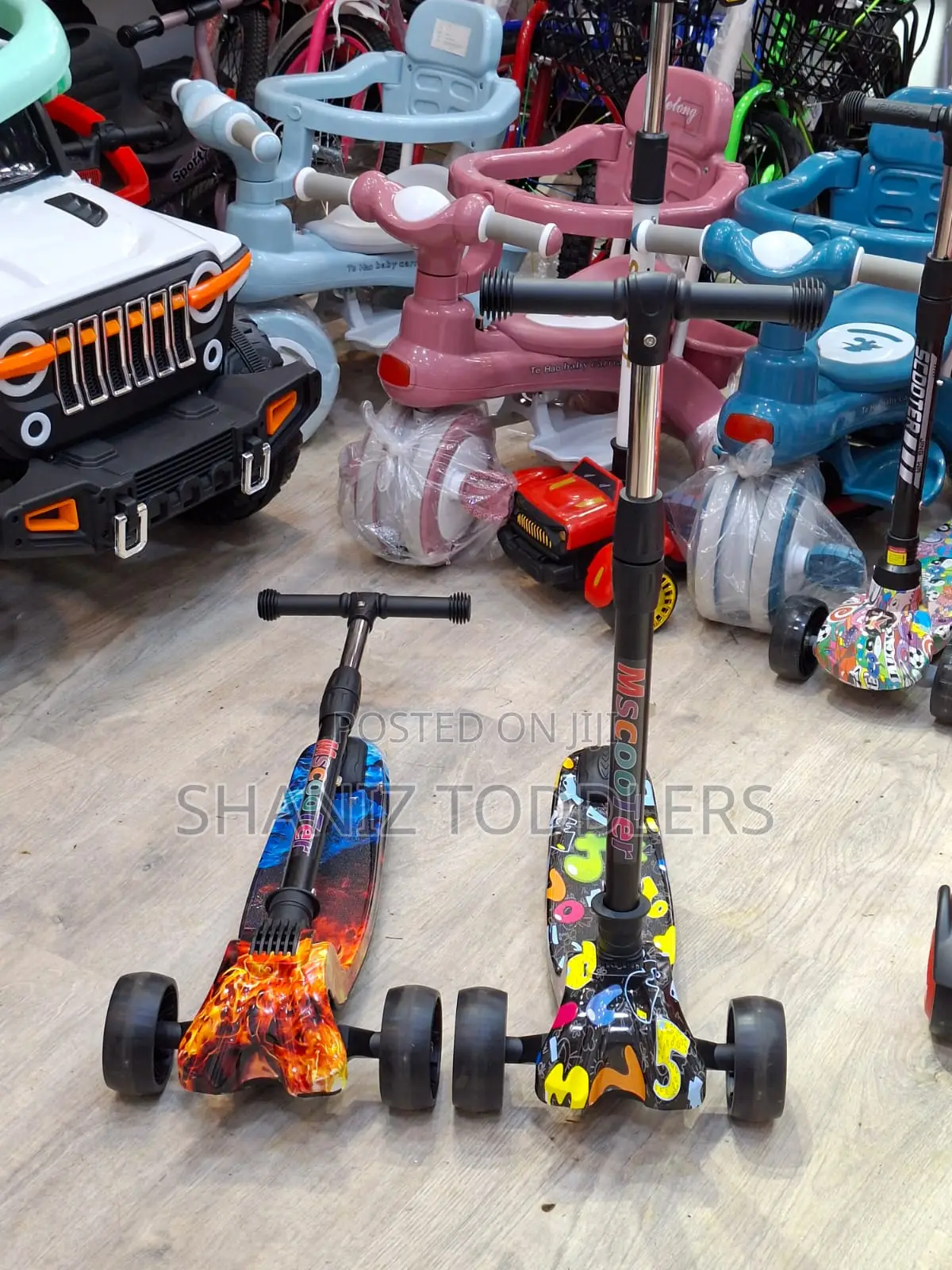 Red Blue Kids Scooter Brand New