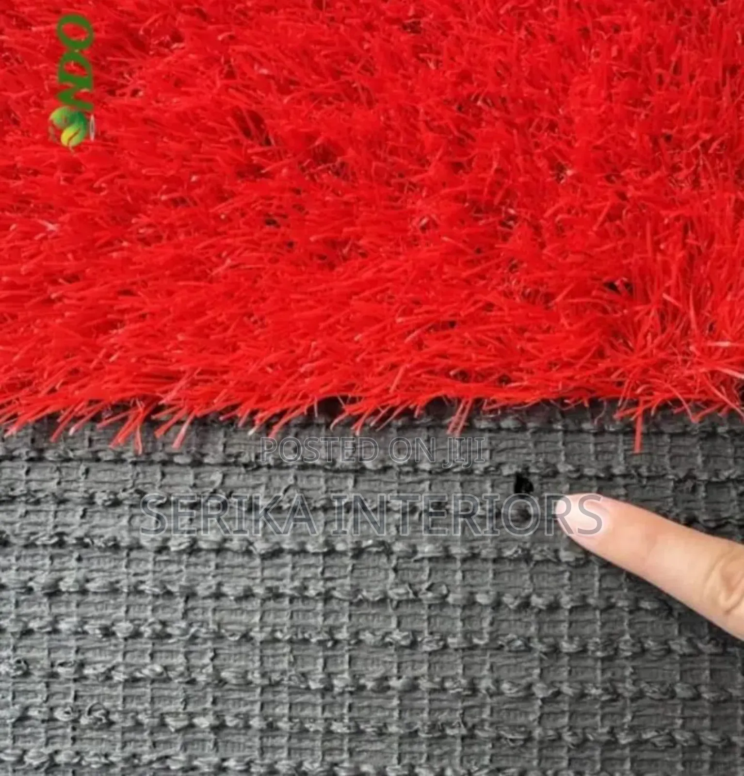 Bright Red Grass Carpets Grass Carpets Environmental Friendly