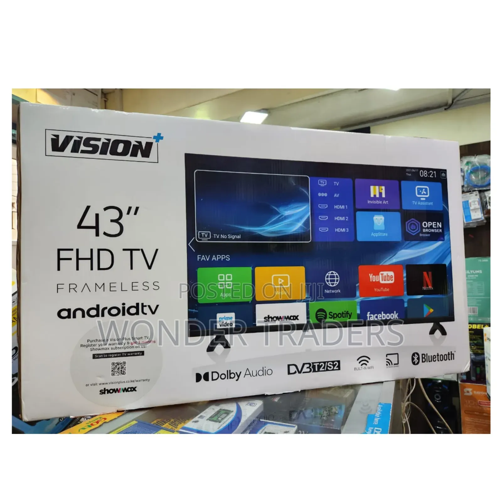 *Vision 43" Smart Android Frameless