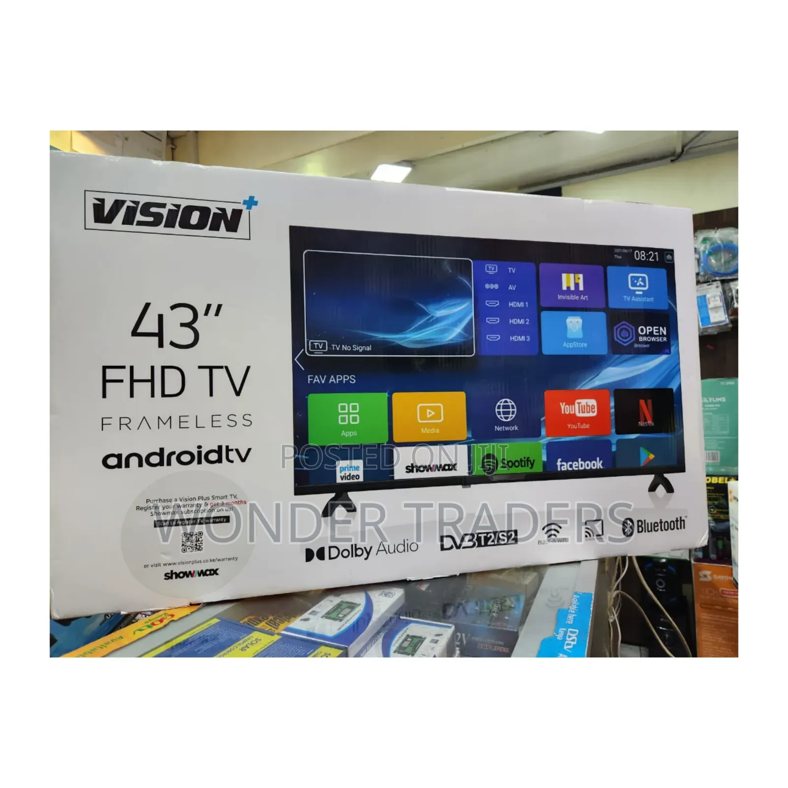*Vision 43" Smart Android Frameless