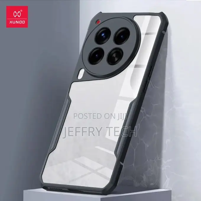 Tecno Camon 30 Transparent, Clear and Colorless With Black Edges Uniqu