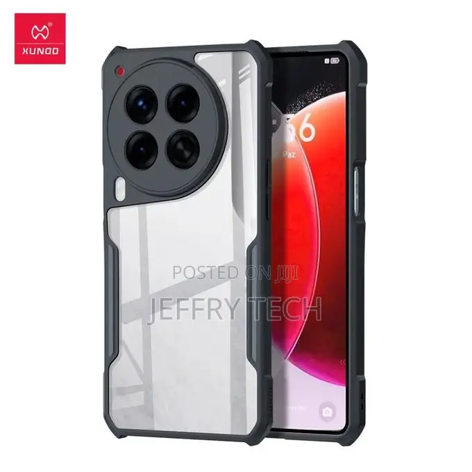 Tecno Camon 30 Transparent, Clear and Colorless With Black Edges Uniqu