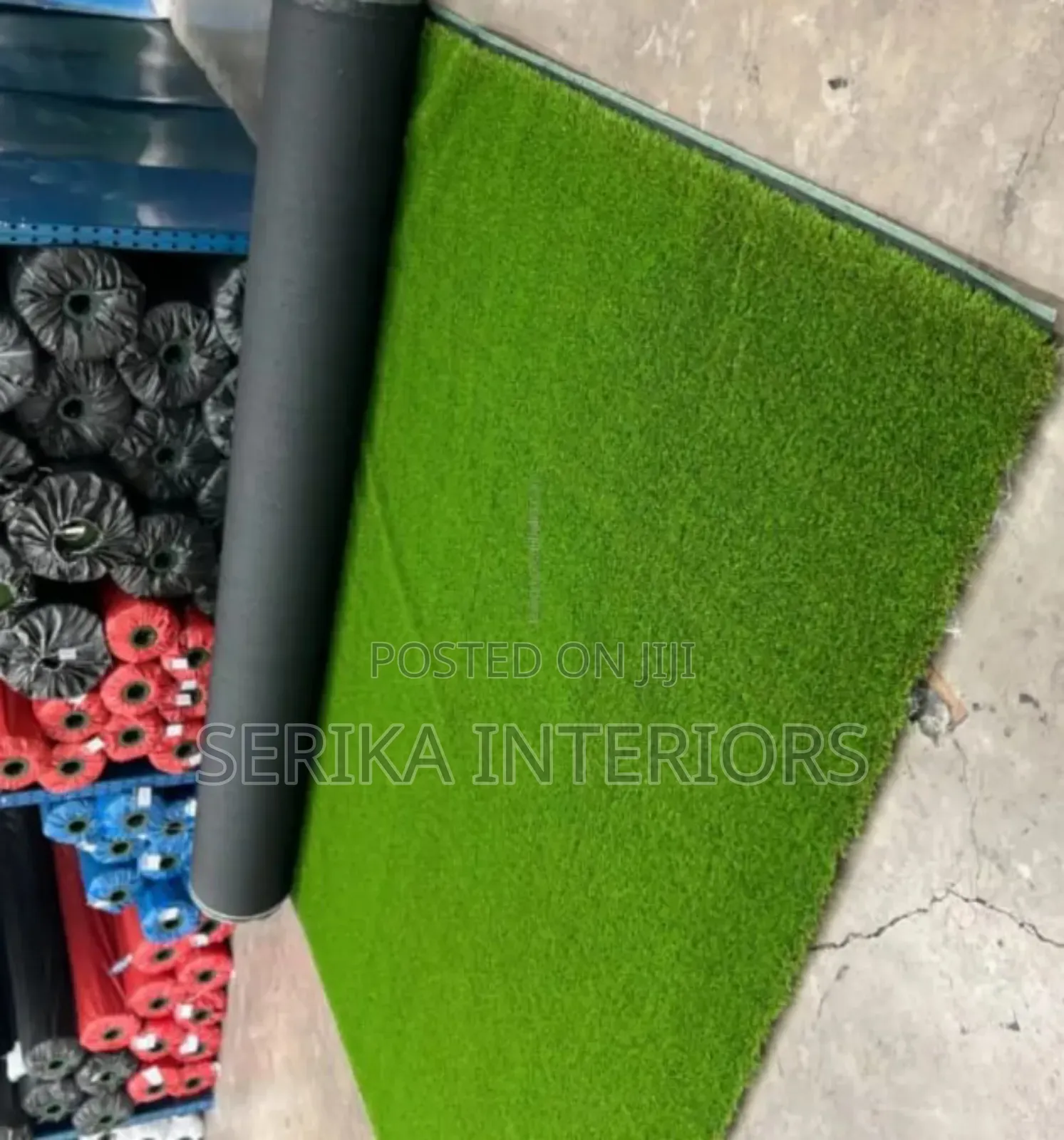 Green Artificial Turf Grass Carpets Environmental Friendly Grass