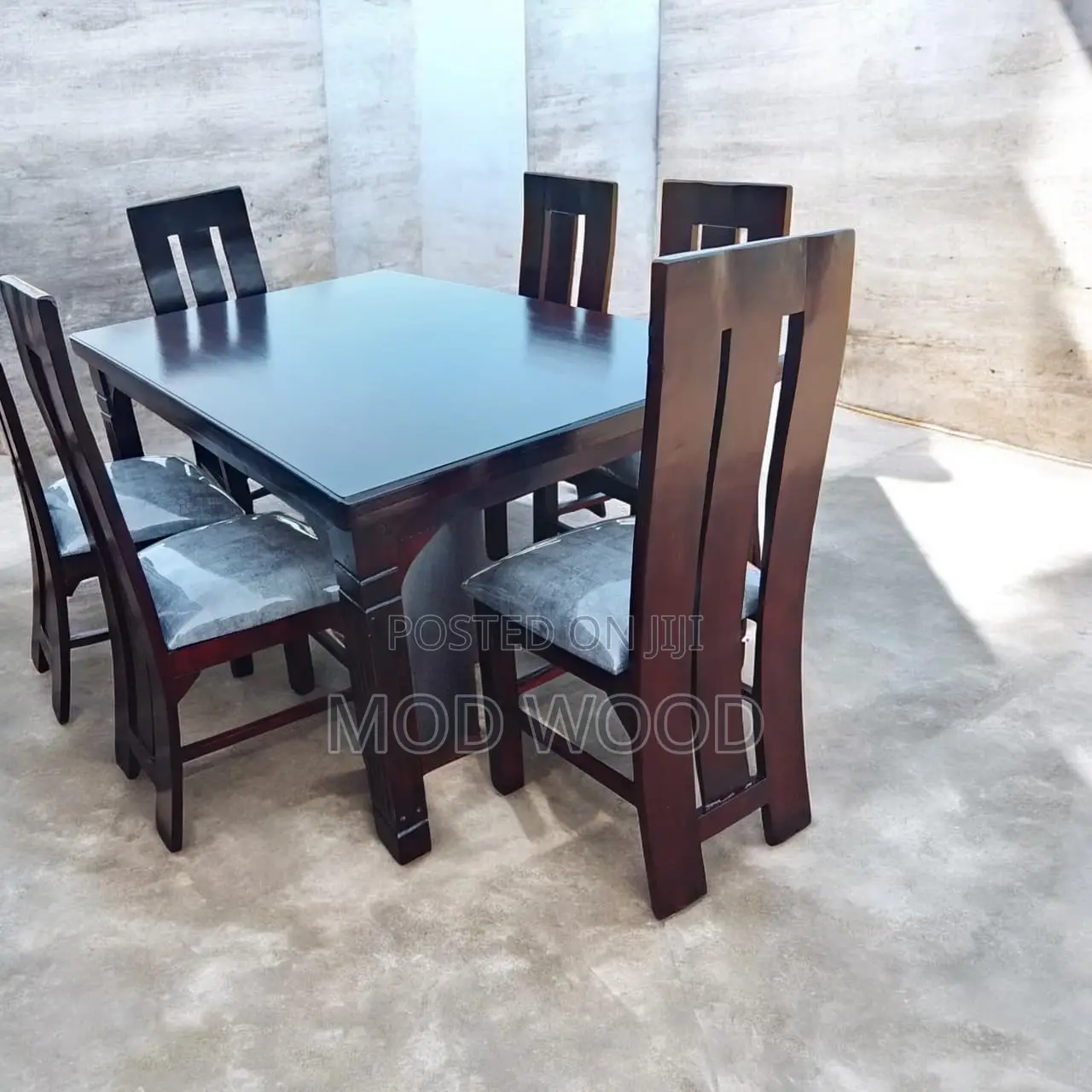 Luxury 6-Seater Wooden Dining Set – Elegant Design, Lasting Comfort