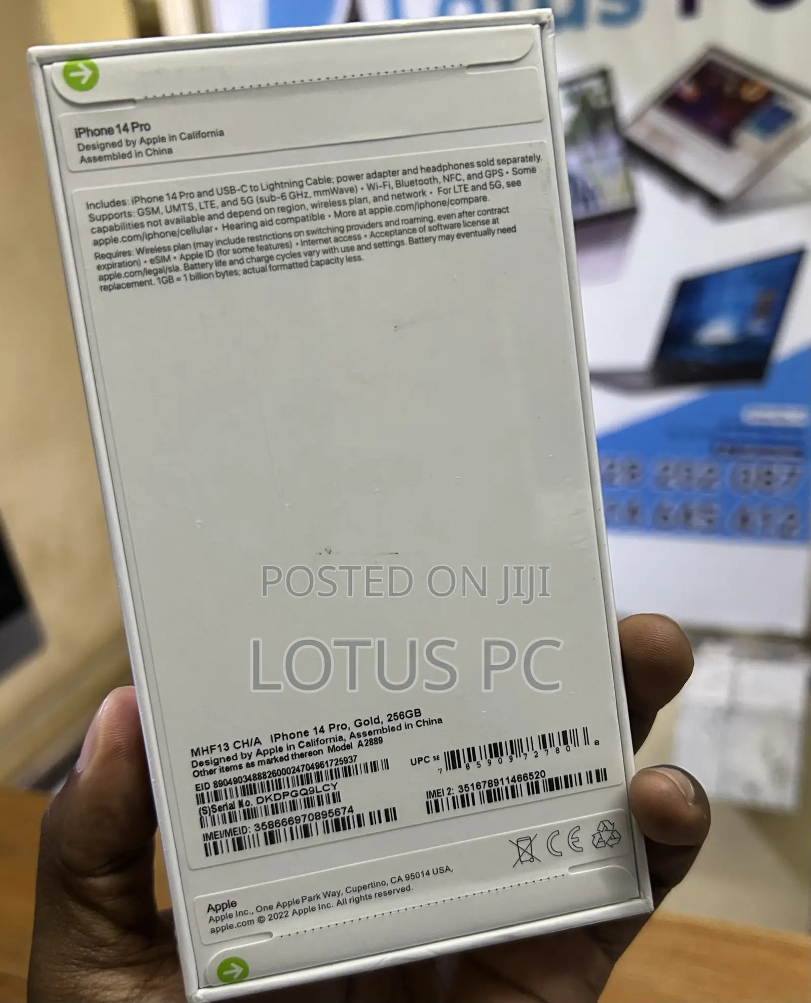 New Apple iPhone 14 Pro 256 GB Gold