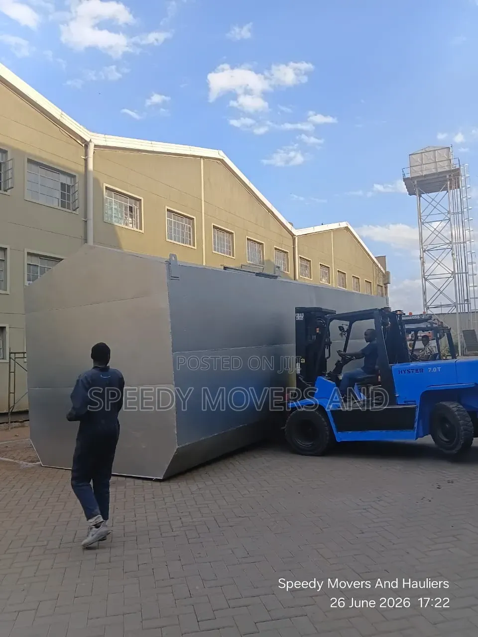 Forklift Available for Heavy Cargo Lifting