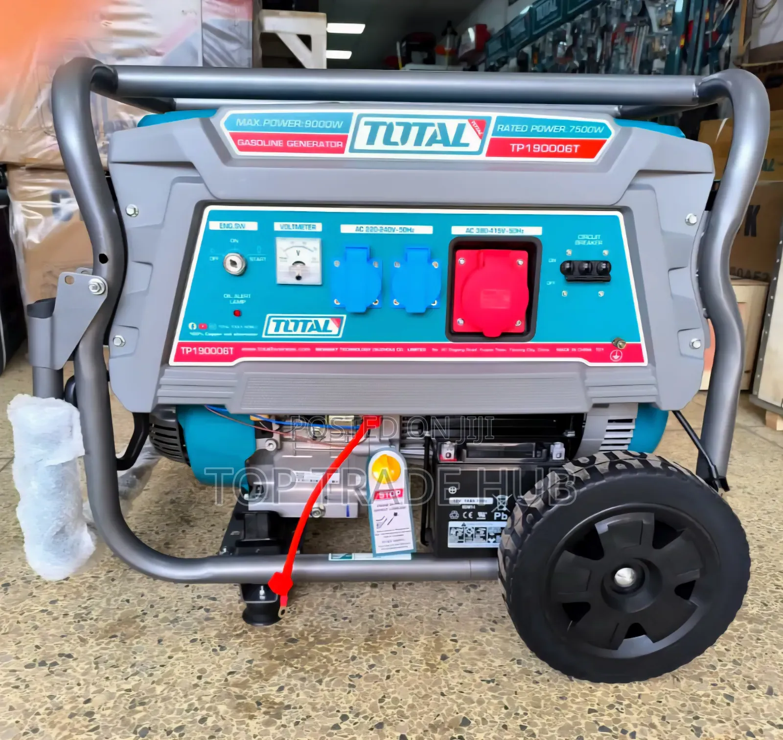 Total Tp19000bt Petrol Generator 9kw/9000w Single/Three Phase