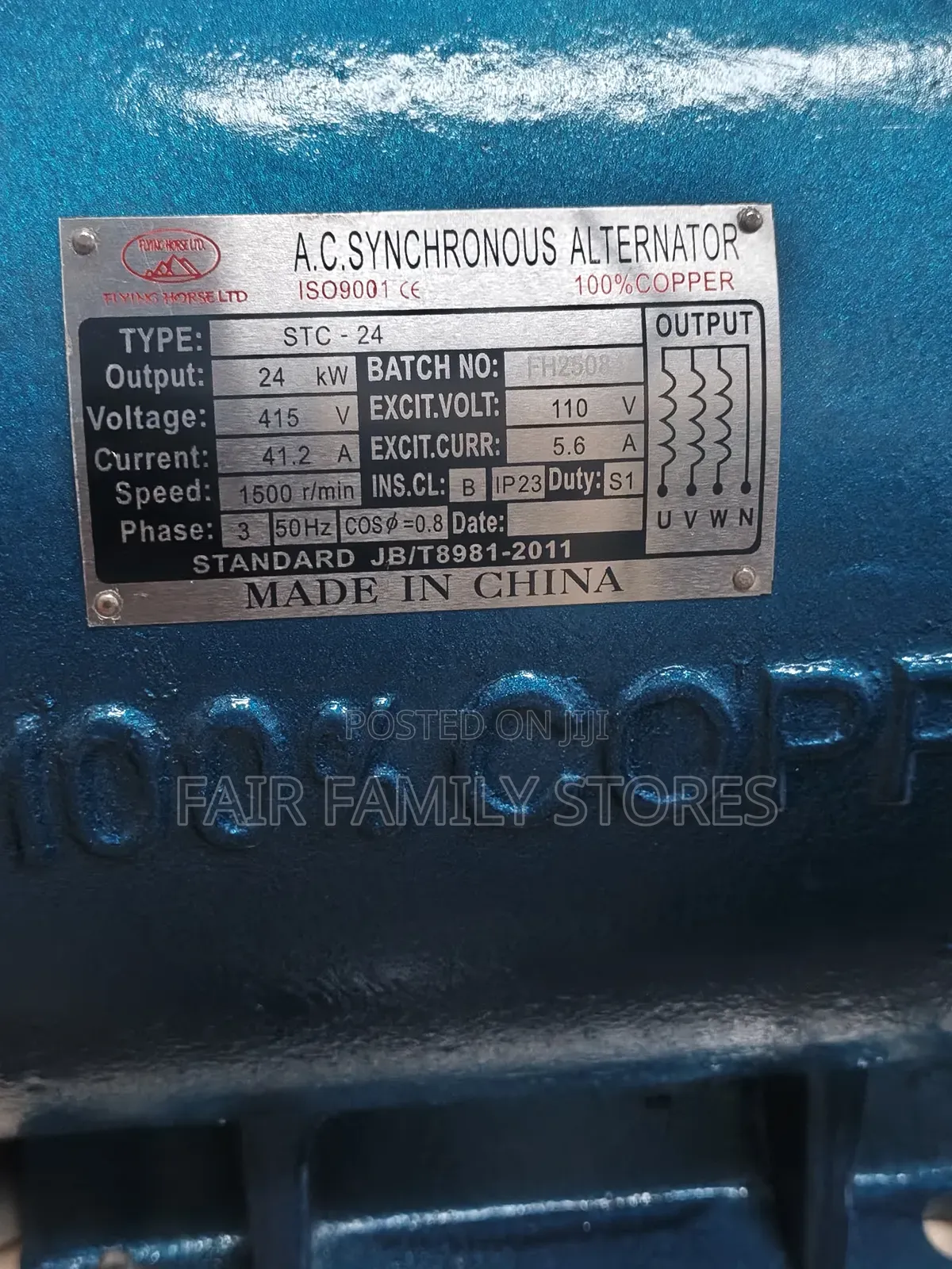 3phase Alternator 30kva