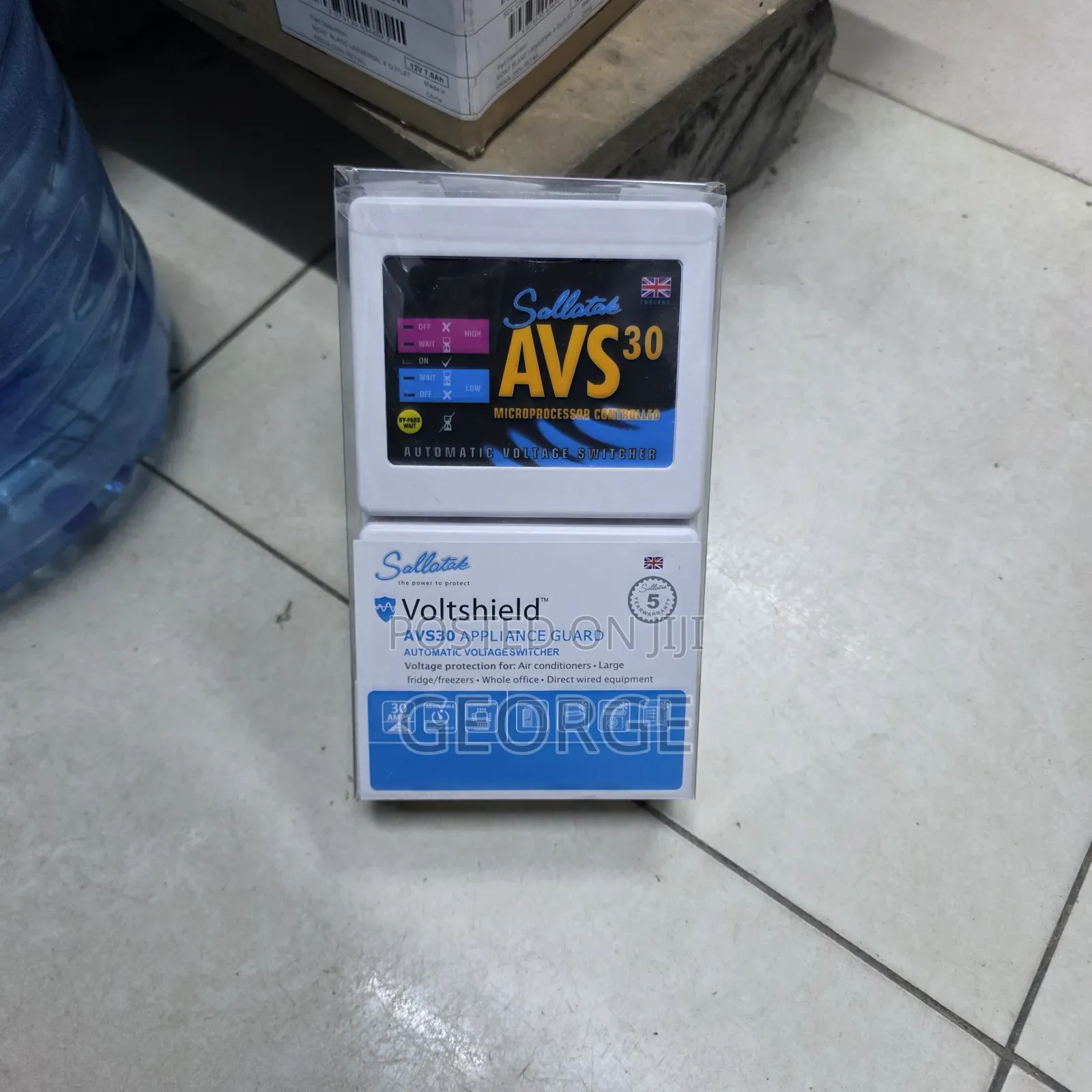 Sollatek Avs30 Voltage Protector 7200w for Homes Offices