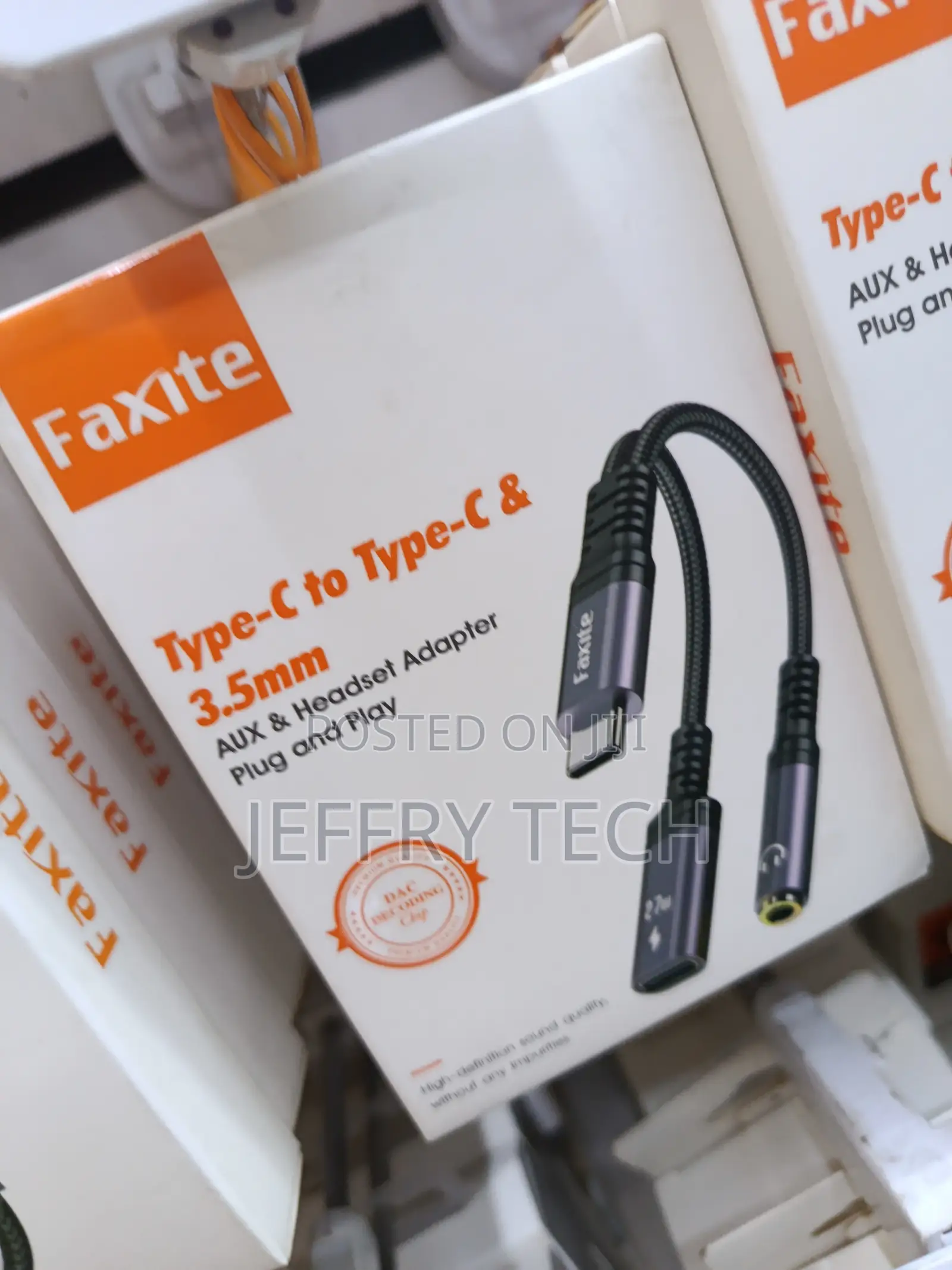 Type C To 3.5mm Headphone Adapter Usb-c 3.5 Jack Audio Cable For Ipho