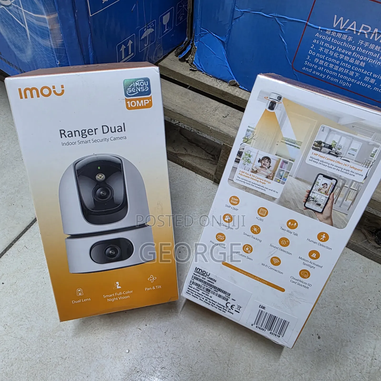 Imou Ipc-S2xp-10m0wed Dual Lens Wifi Security Camera Kenya
