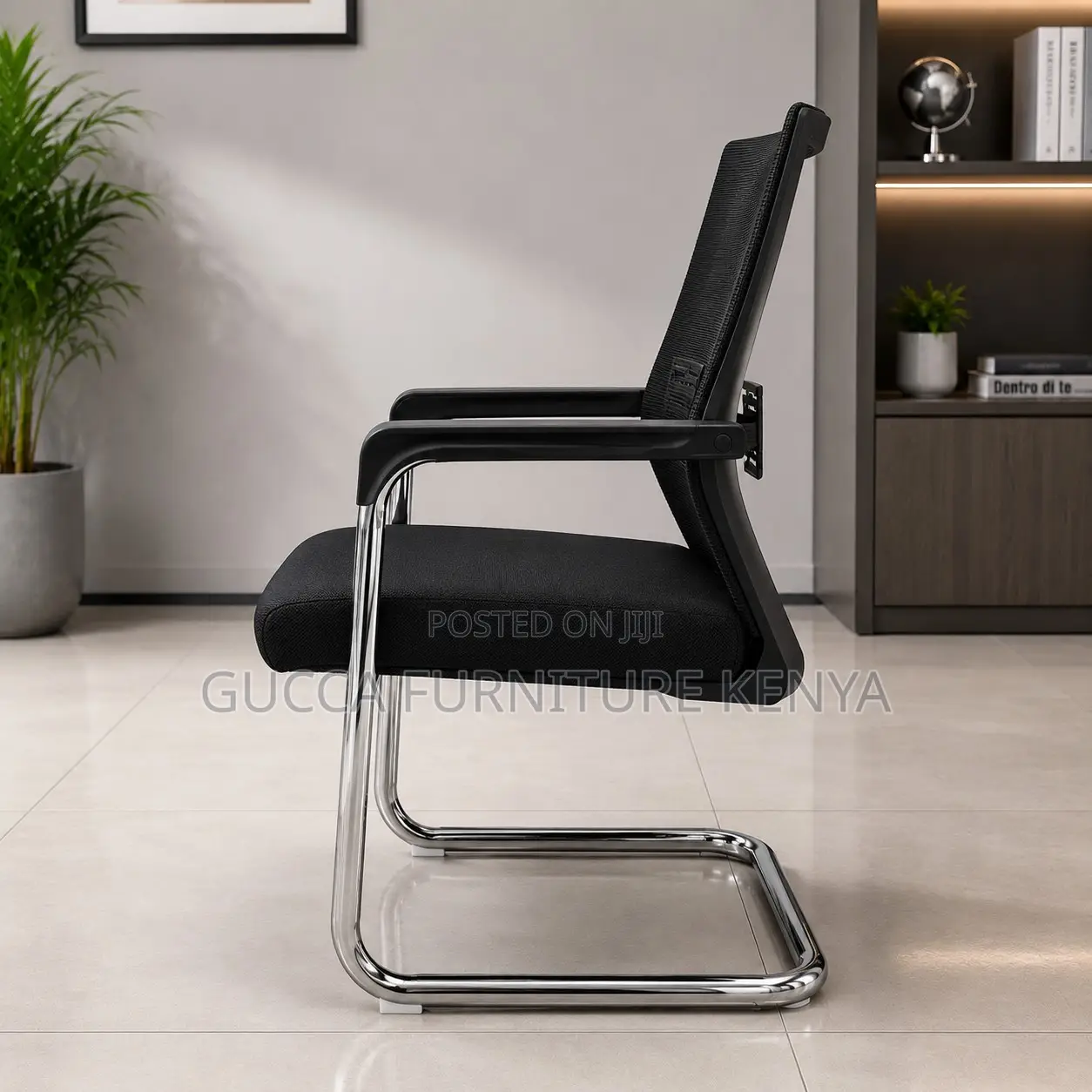 Ergonomic Non-Adjustable Guest Chair.
