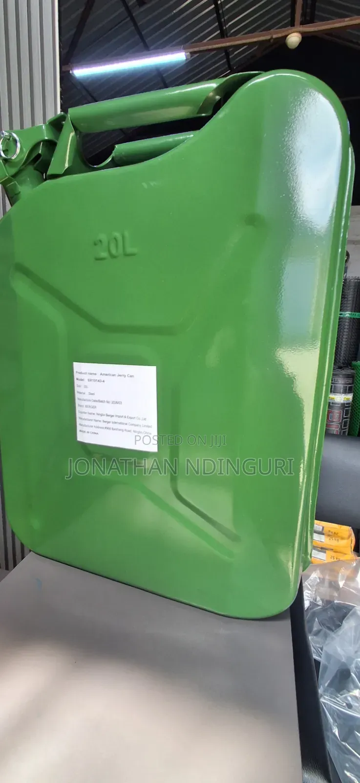 Fuel Jerrycans 20l – Portable Fuel Transport Solution