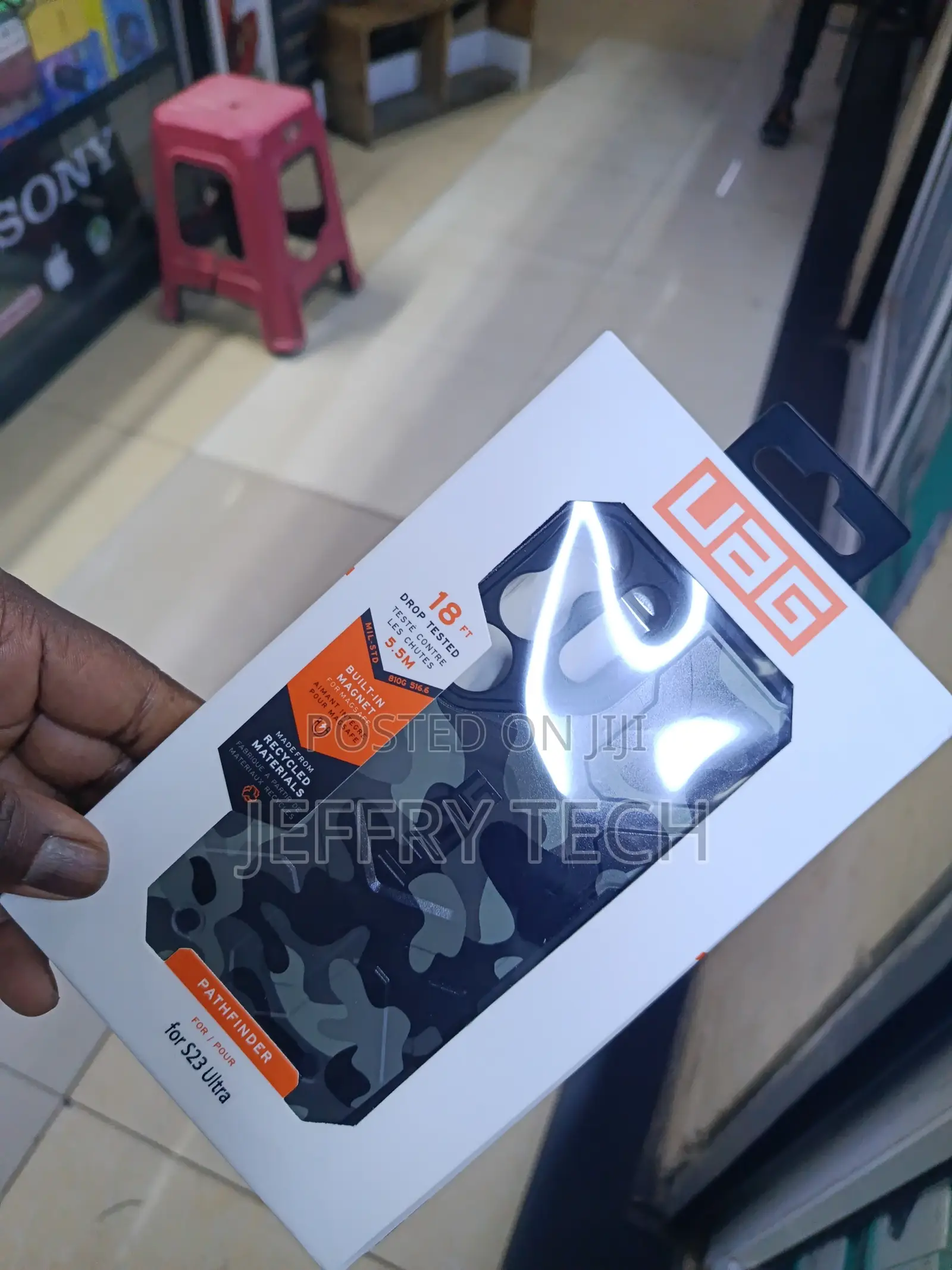 Urban Armor Gear (Uag) Pathfinder Sefor the Samsung Galaxy S23 Ultra.