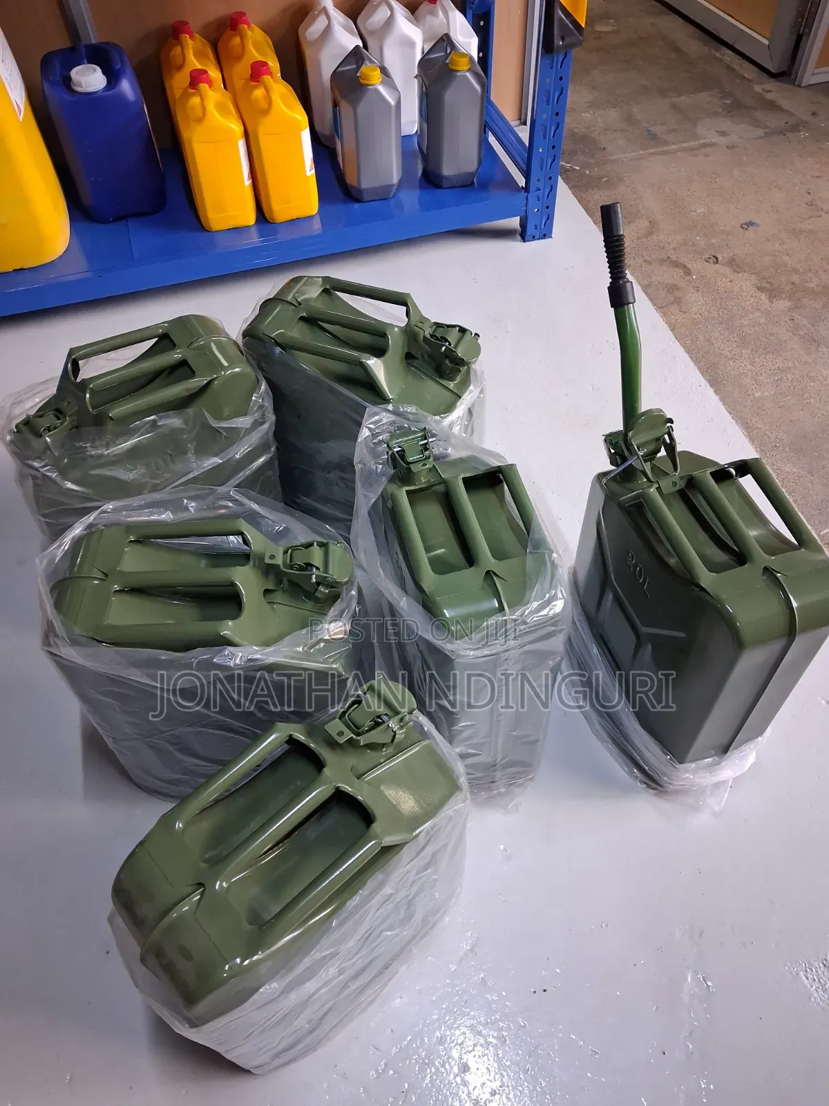 Fuel Jerrycans 20l Metallic – Industrial Metal Storage Canister