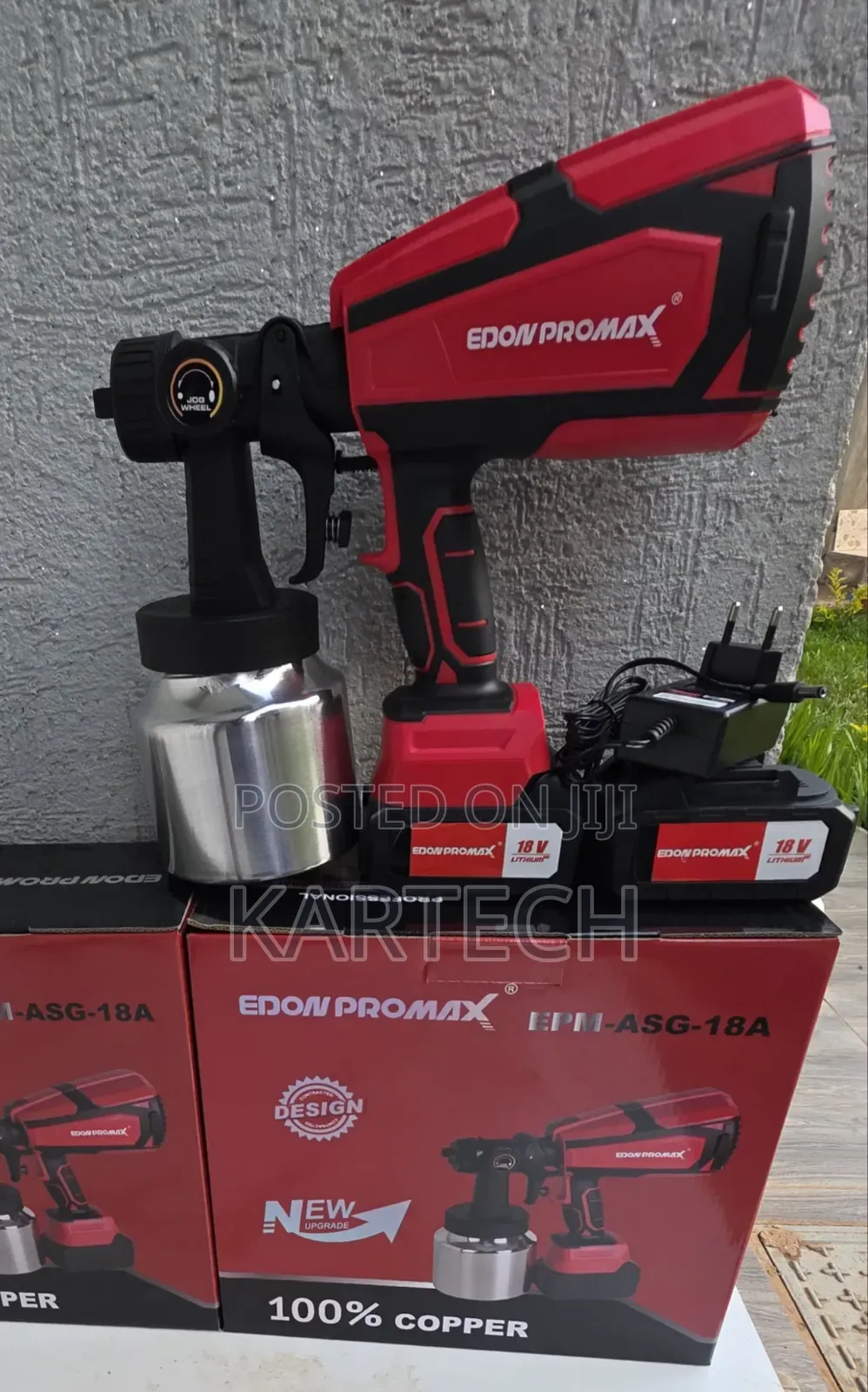 Edon Promax 18v Cordless Paint Spray Gun