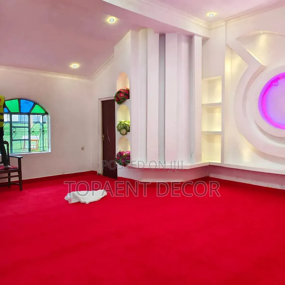 Red Spongy Vip 10mm Wall to Wall Carpets