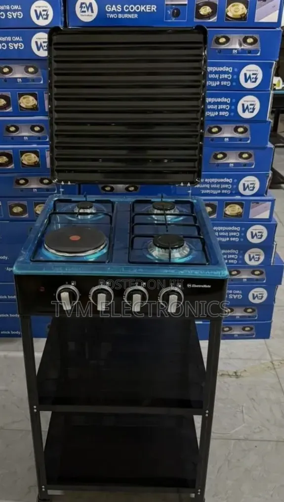 Electromate 3+1 Gas Cookers With Shelves