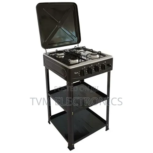 Olelon 3+1 Gas Cooker With Shelves