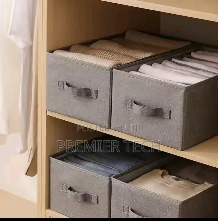 Mulit-Purpose Folding Non-Woven Fabric Cloth Storage Box Organizer