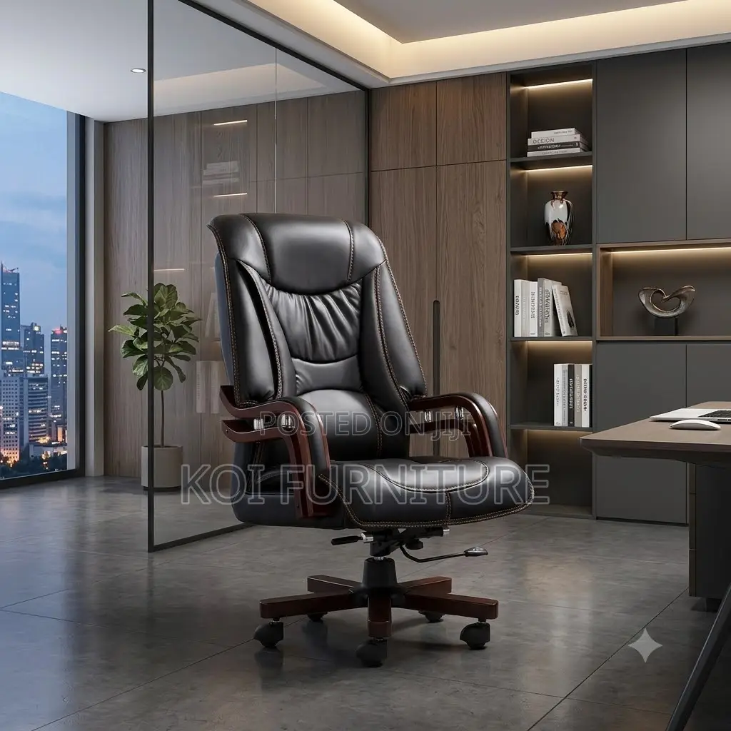 Office Chairs; Ceo Bosses Leather Executive Office Chairs