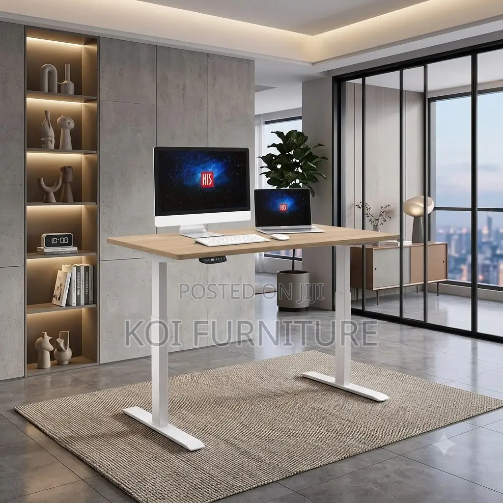Office Desk; 1.4 Meters Electric Home Office Computer Table