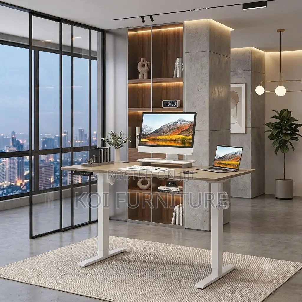 Office Desk; 1.4 Meters Electric Home Office Computer Table