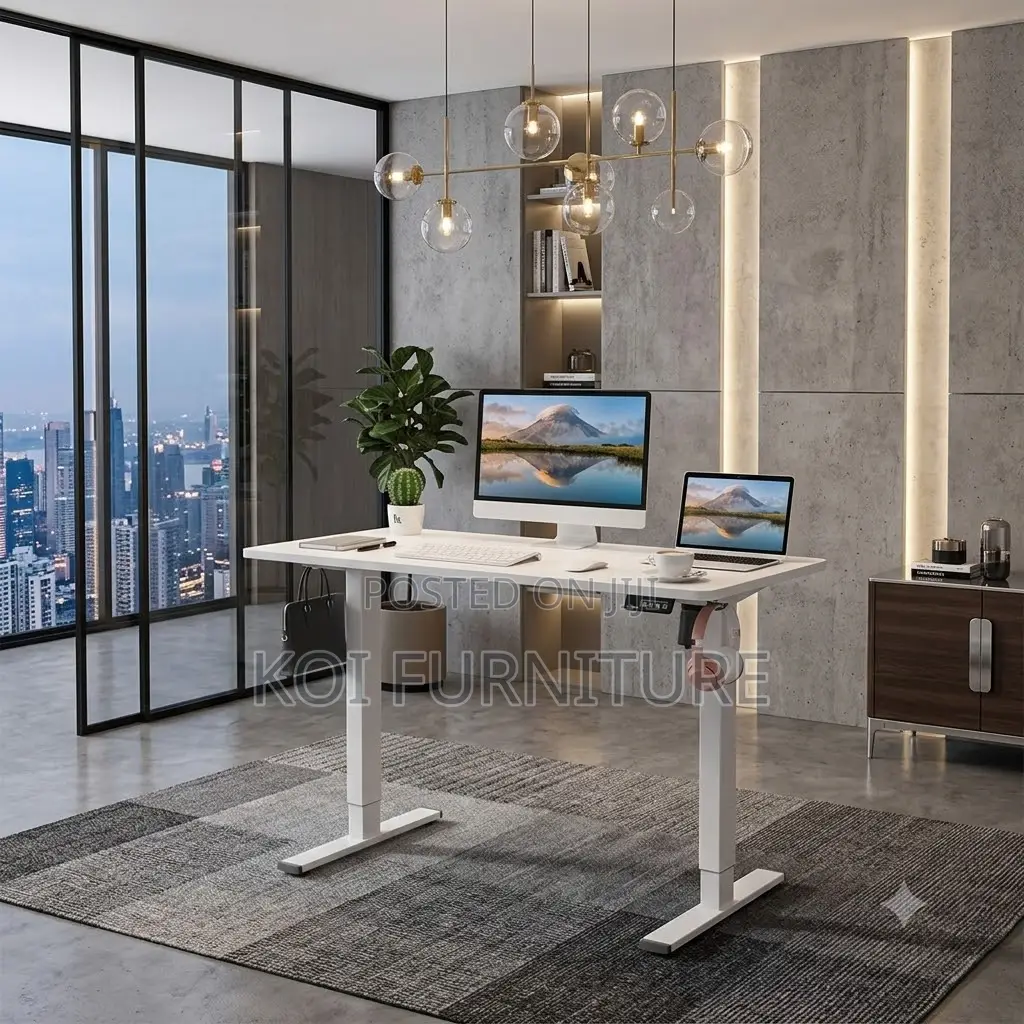 Office Desk; 1.4 Meters Electric Home Office Computer Table