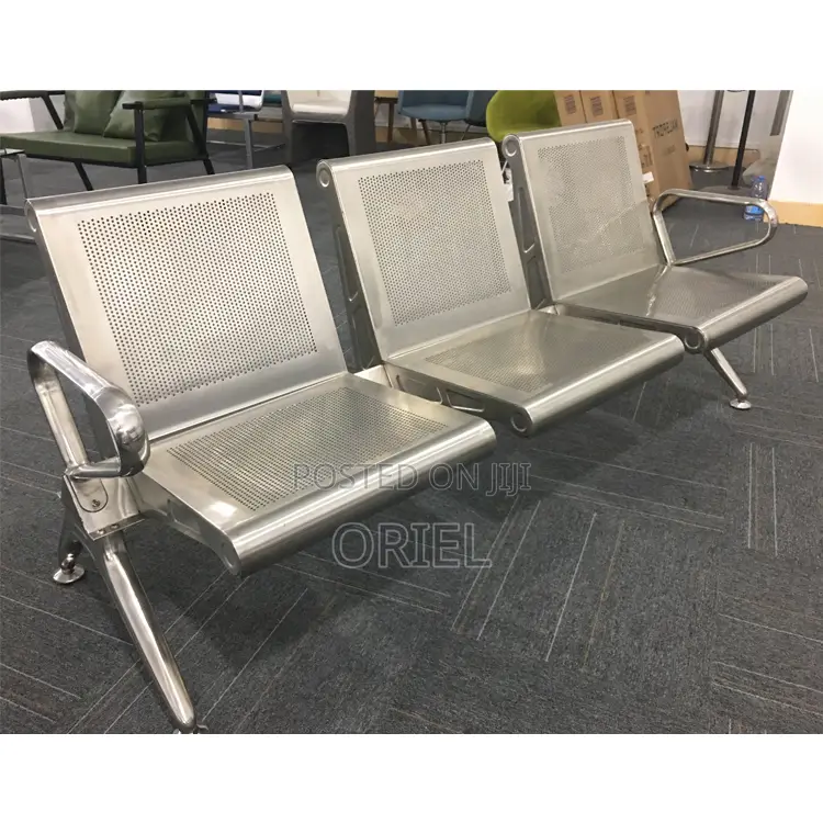Office Bench : Linked 3-Seater Office Bench