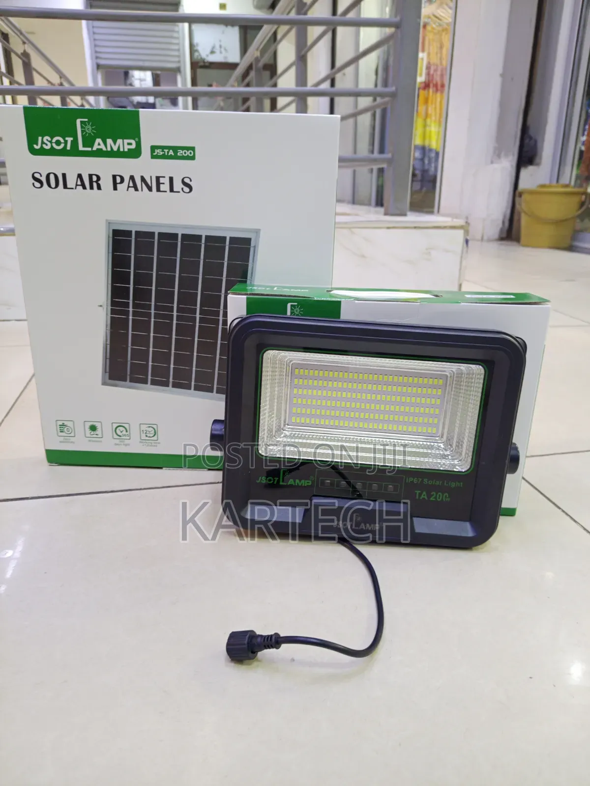 Jsot Ta200 Outdoor Solar Flood Light 200w Led Security Lamp