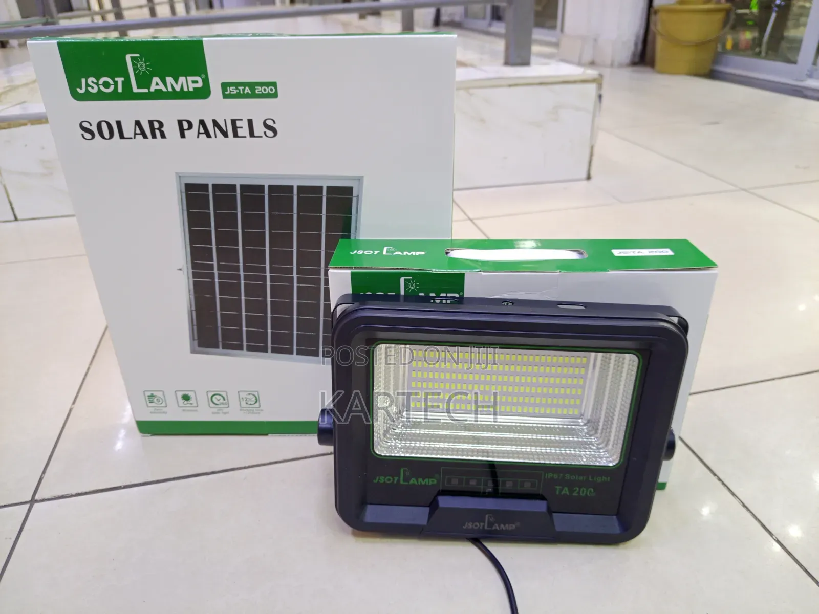 Jsot Ta200 200w Solar Led Flood Light With Solar Panel Security Light