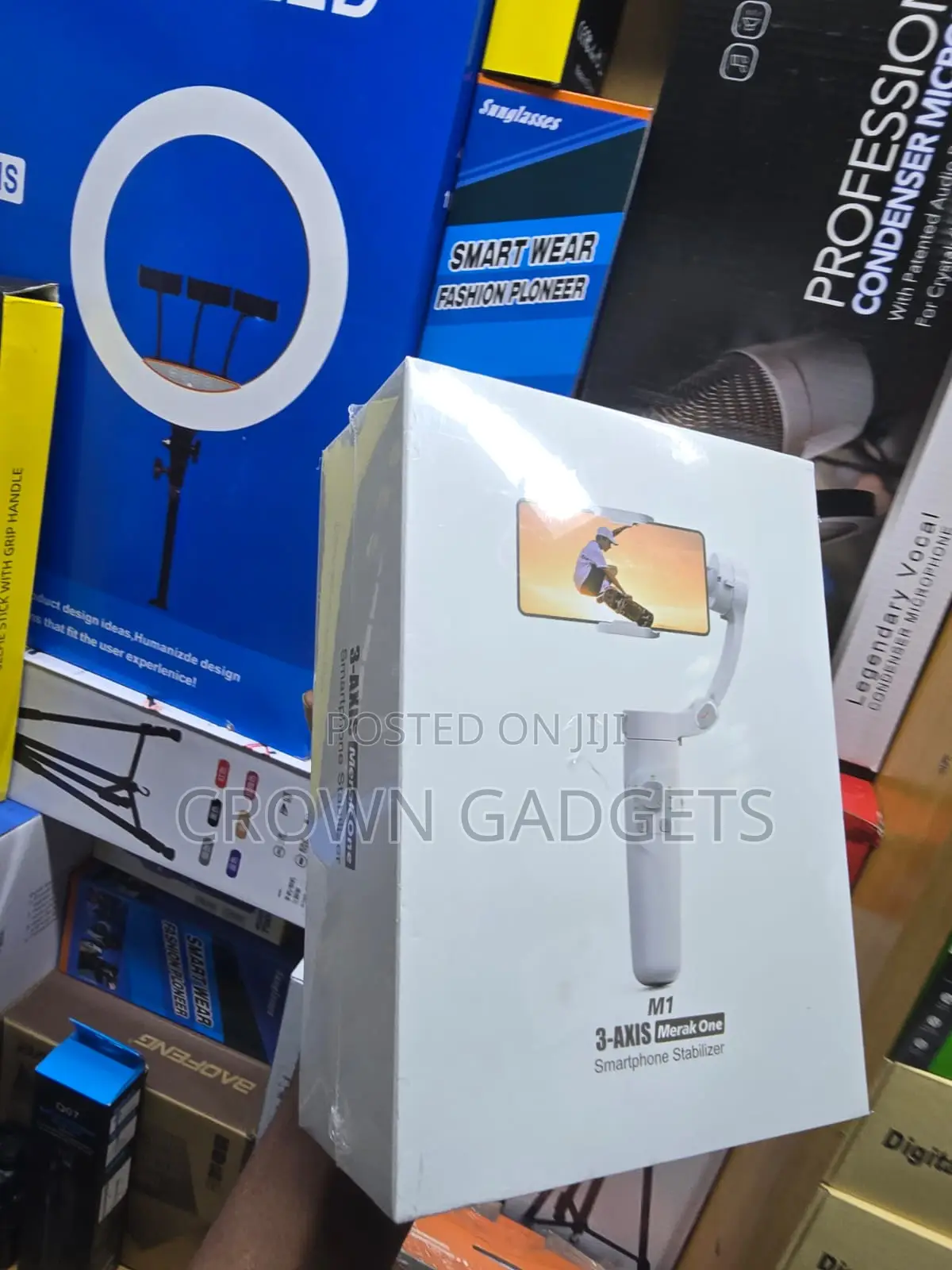 Merak One M1 3-Axis Smartphone Stabilizer With Face Tracking