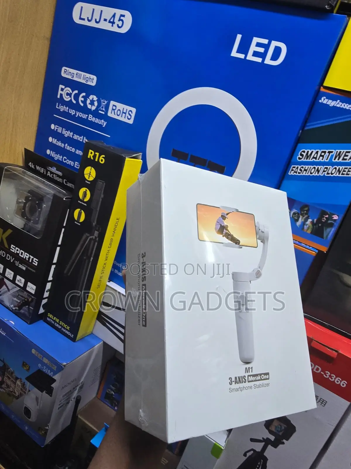 M1 3-Axis Smartphone Stabilizer for Video Recording