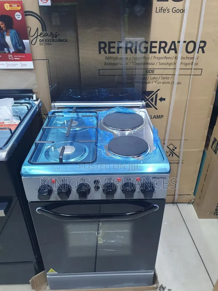 Hisense 2 Electric+ 2 Gas With Electric Oven 50by55