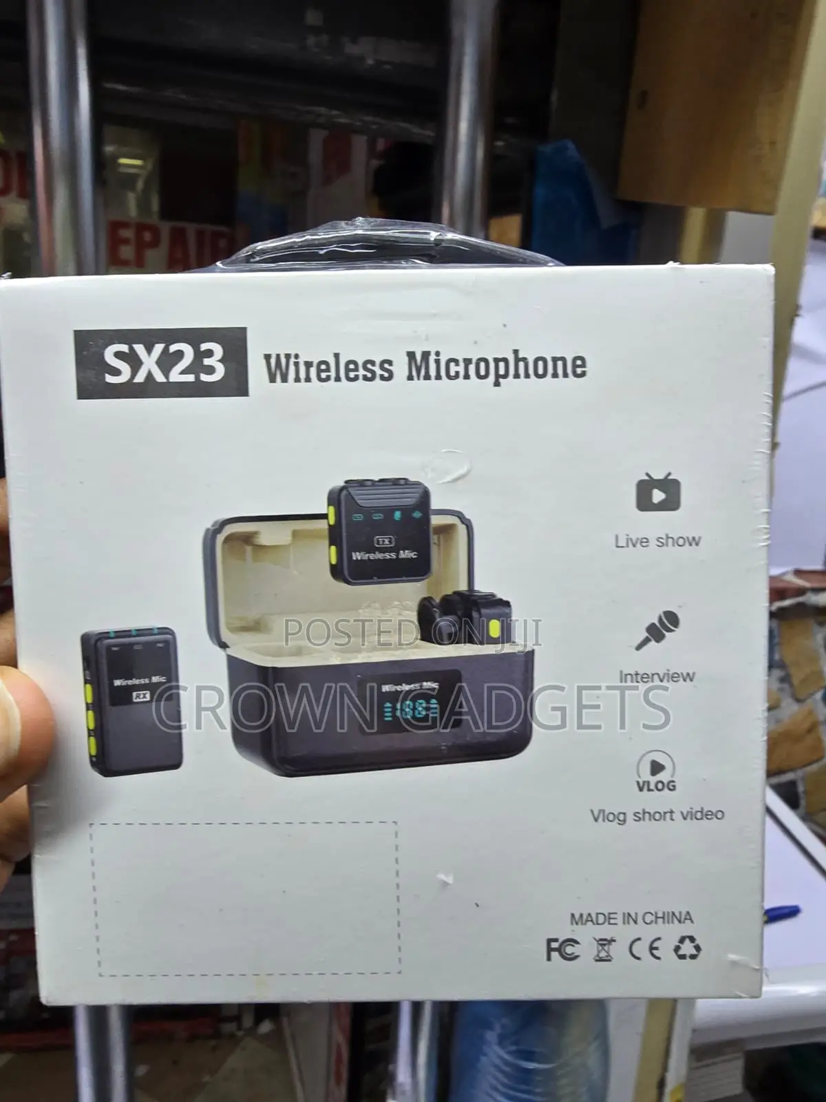 Sx23 Noise Reduction Wireless Mic for Live Streaming