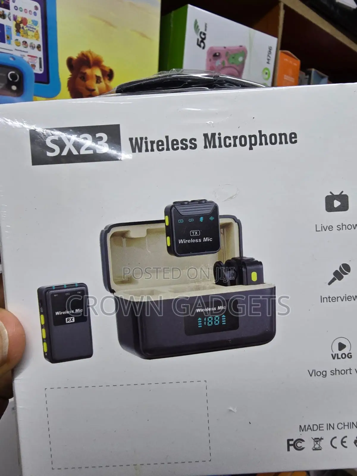 Sx23 Wireless Lavalier Microphone Kit for Vlogging and Streaming