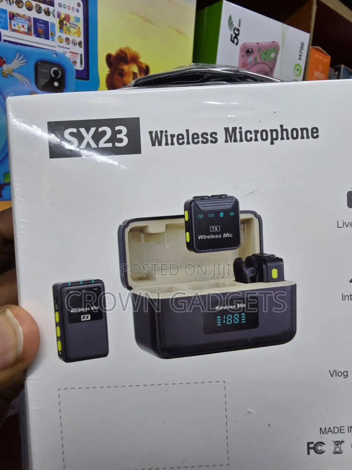 Sx23 Wireless Lavalier Microphone Kit for Vlogging and Streaming