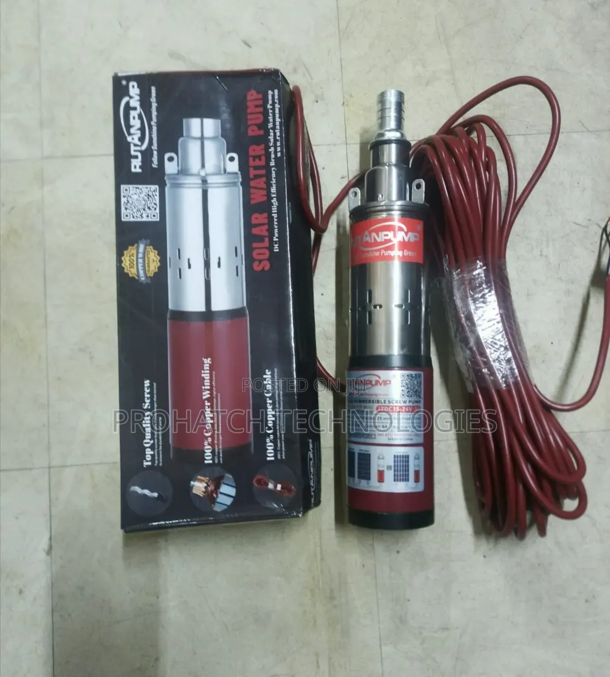 Rutan Solst Submersible Pump/ 250w 24v