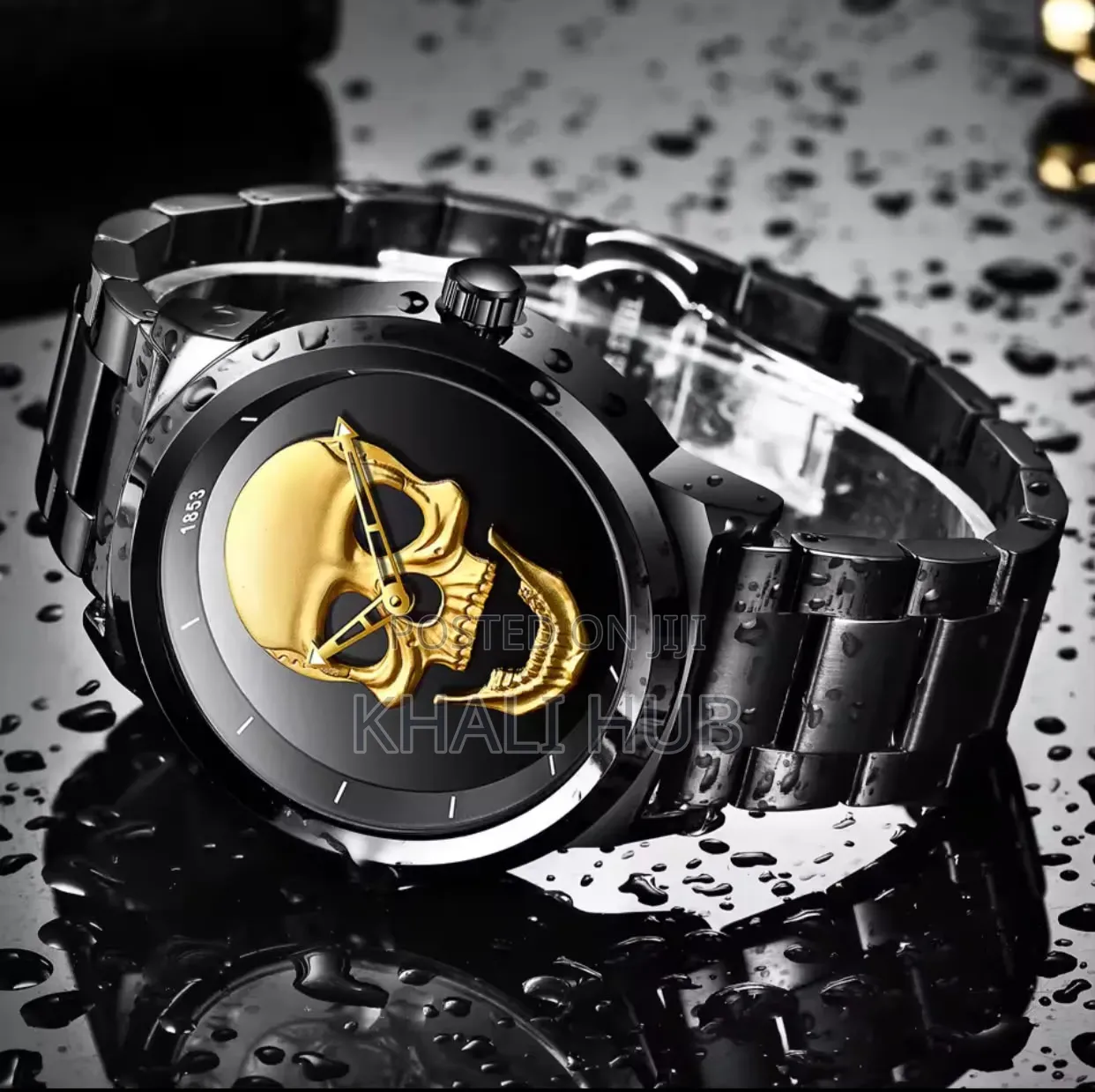 Lige Skull Water Resistant Gents Watch #Lg9876