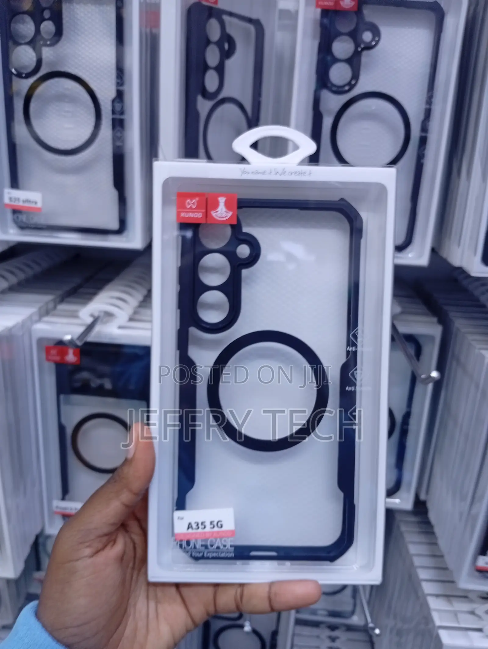 Samsung Galaxy A35 5g Rigid Transparent Back Plate