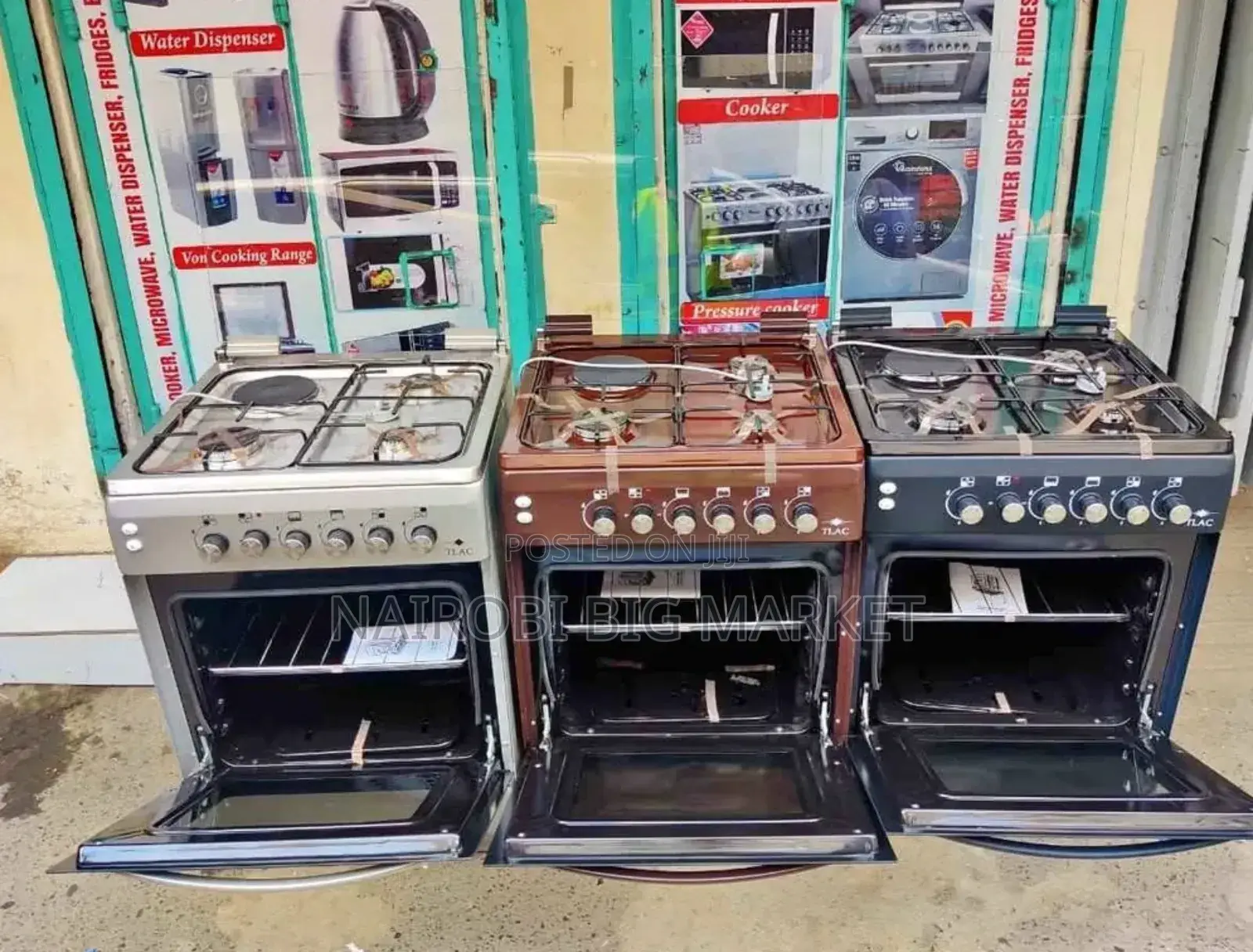 Made in Turkey 60*60 Tlac 3+1 Standing Cooker With Gas Sensor