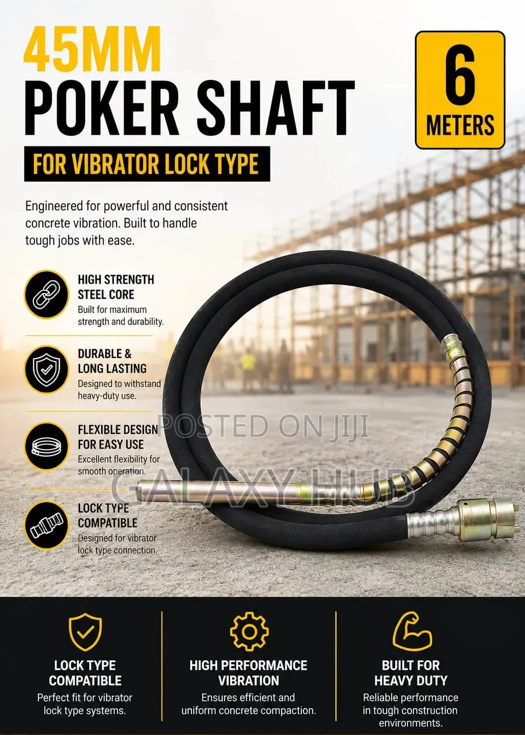 45mm Poker Shaft