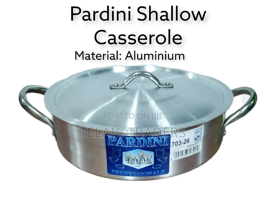 12 Litres Aluminium Sufuria /Padrini Shallow Aluminium Sufuria