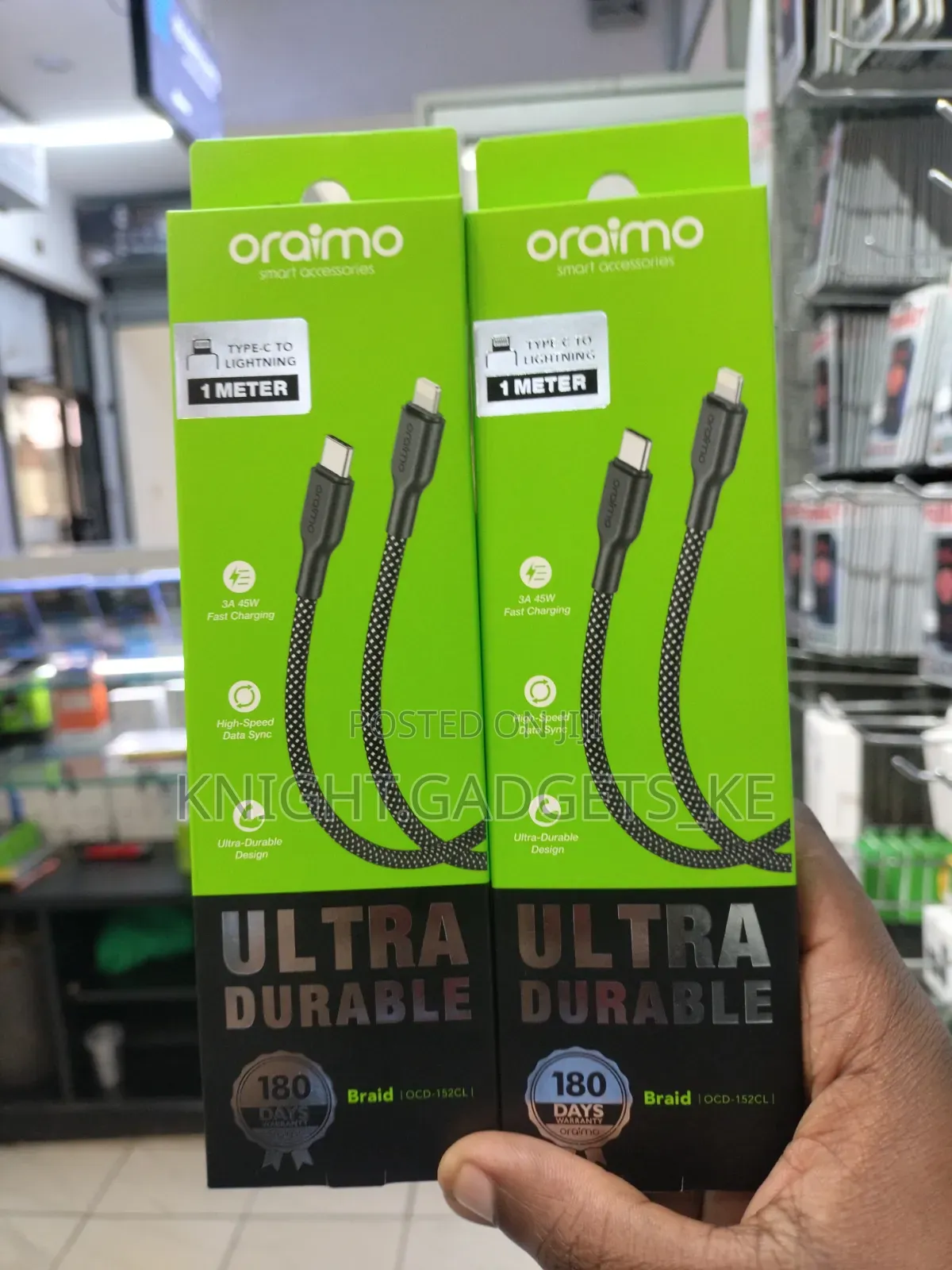 Oraimo C to Lightning (Braid)