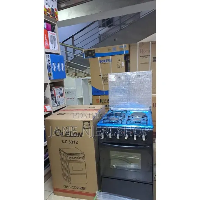 Olelon 3+1 Standing Cooker With Electric Oven Quality New