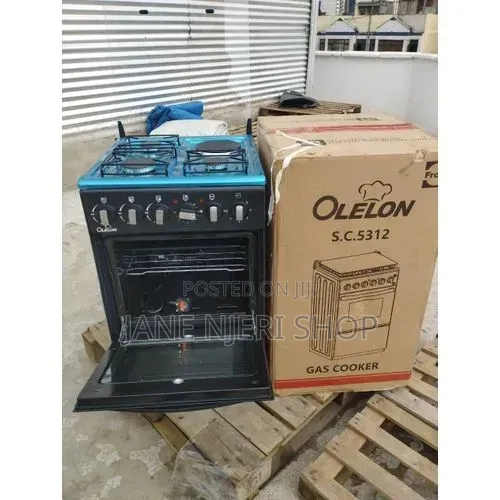 Olelon 3+1 Standing Cooker With Electric Oven Quality New