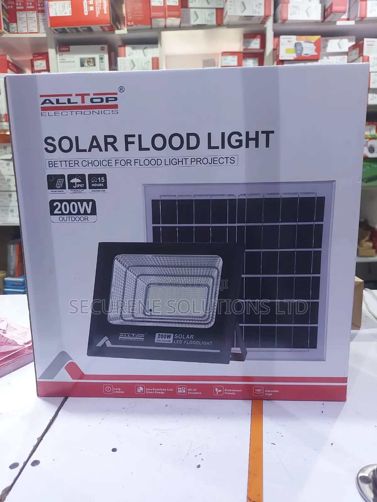 Alltop 200w Solar Flood Light