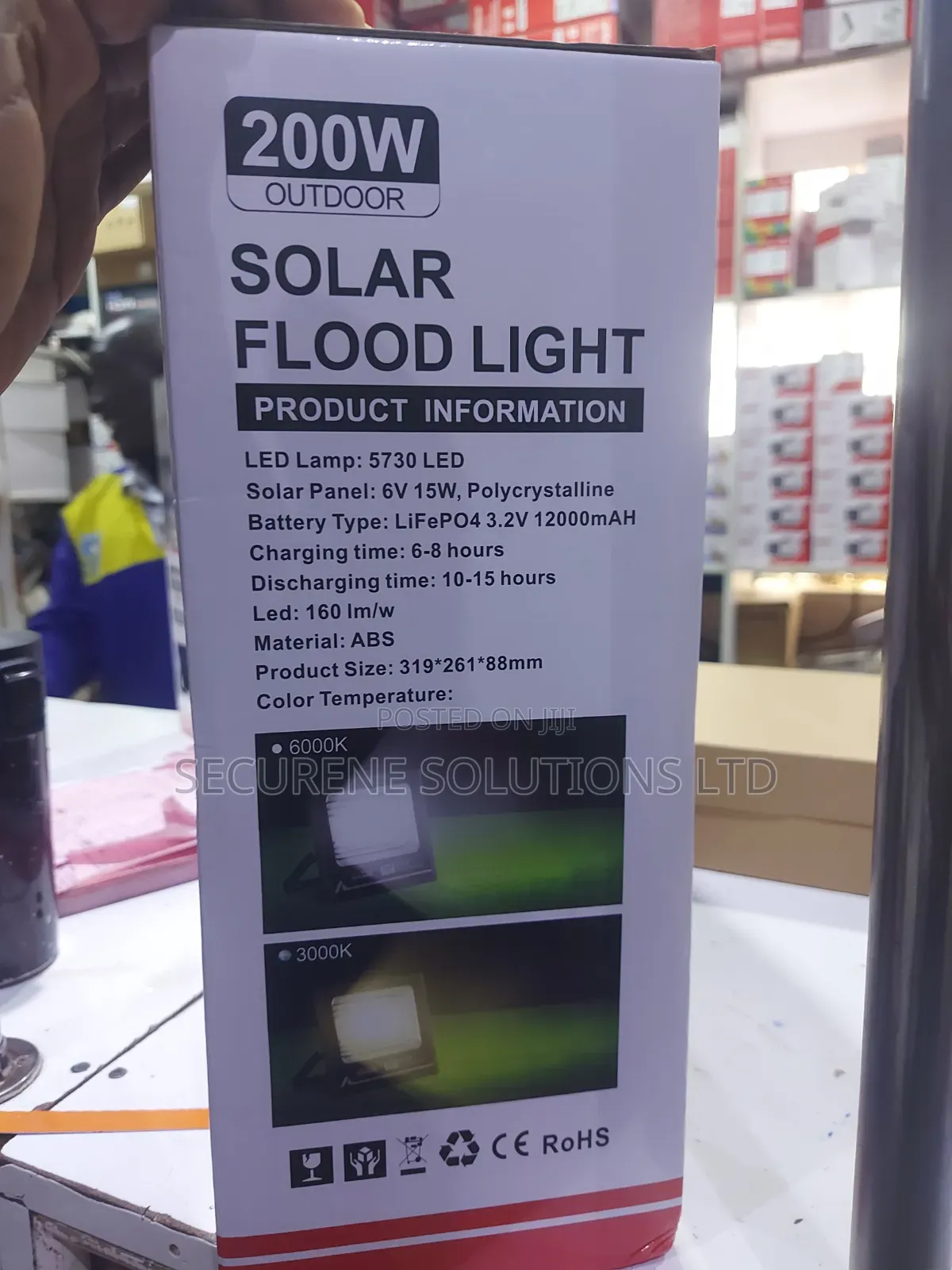 Alltop 200w Solar Flood Light