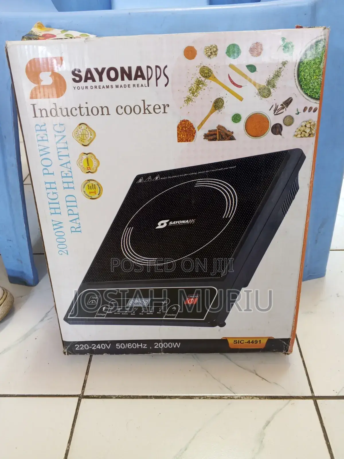 Sayonapps 2000w Induction Cooker