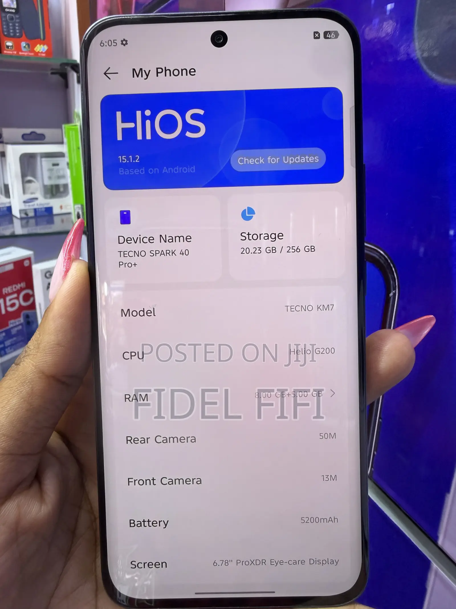 Tecno Spark 40 Pro+ 256 GB Gray